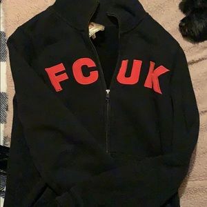 FCUK zip up sweater